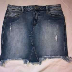 Cello Denim Miniskirt